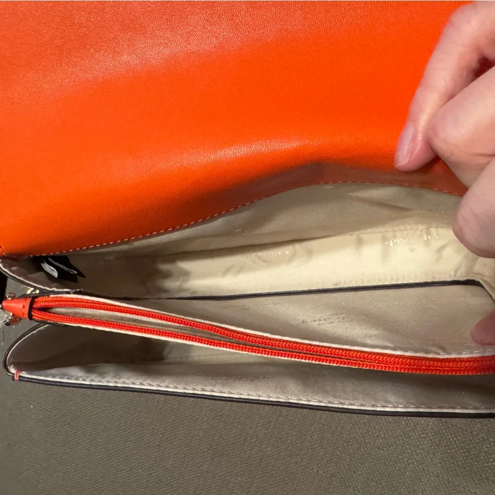 Kate Spade Buddie Smooth Leather Shoulder Bag Magma NWT - Picture 10 of 10